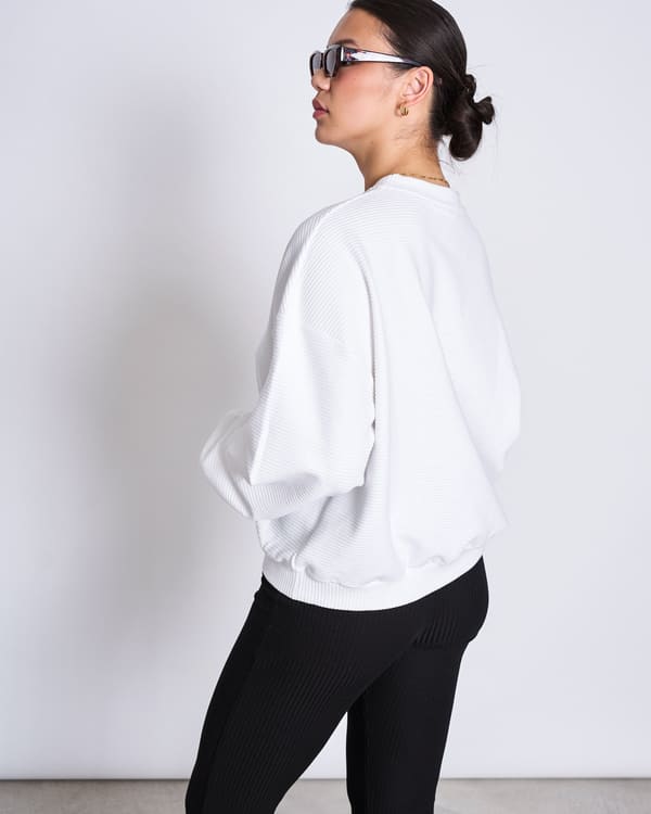Sweatshirt SARAIA - white
